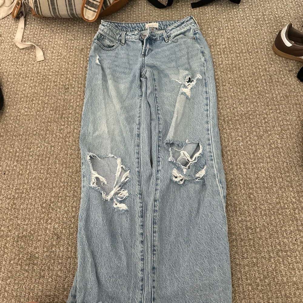 Pacsun Ripped Light Blue Women's Jeans